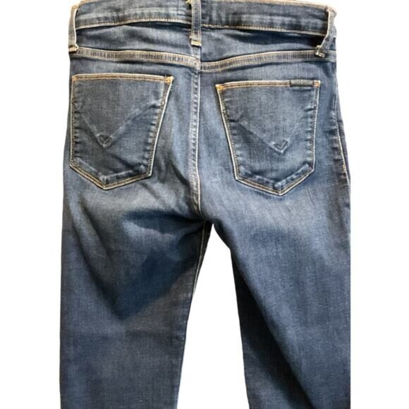 Hudson Natalie Super Skinny Jeans Size 26 Blue Denim Womens Jeans - Picture 4 of 14